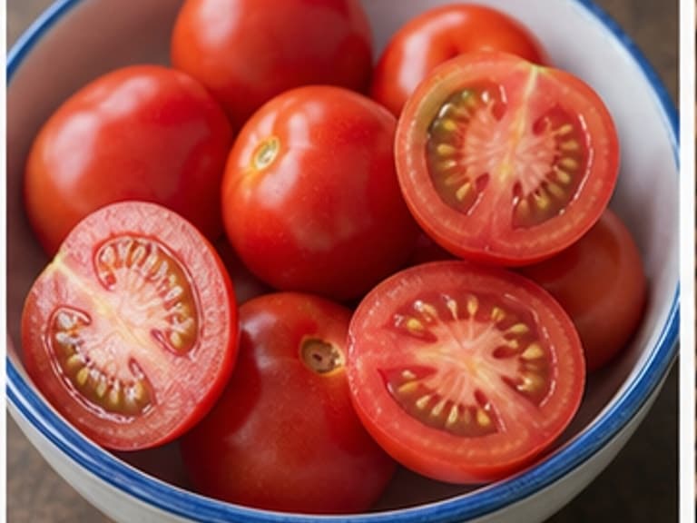 番茄AI 拟真教学图：真实食材照片：必须是 番茄 / tomatoes 本身，最好体现按净重称量，烹饪前单独备好。；不能用成品菜、插画或普通替代品。