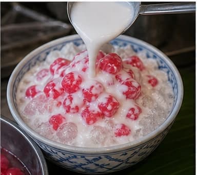 装盘AI 拟真教学图：真实烹饪过程照片：必须表现“装盘”。画面应对应动作：按一人份分装，保持主体和酱汁比例。；加入材料：无新增材料；视觉标准：颜色清楚，不混浊。
