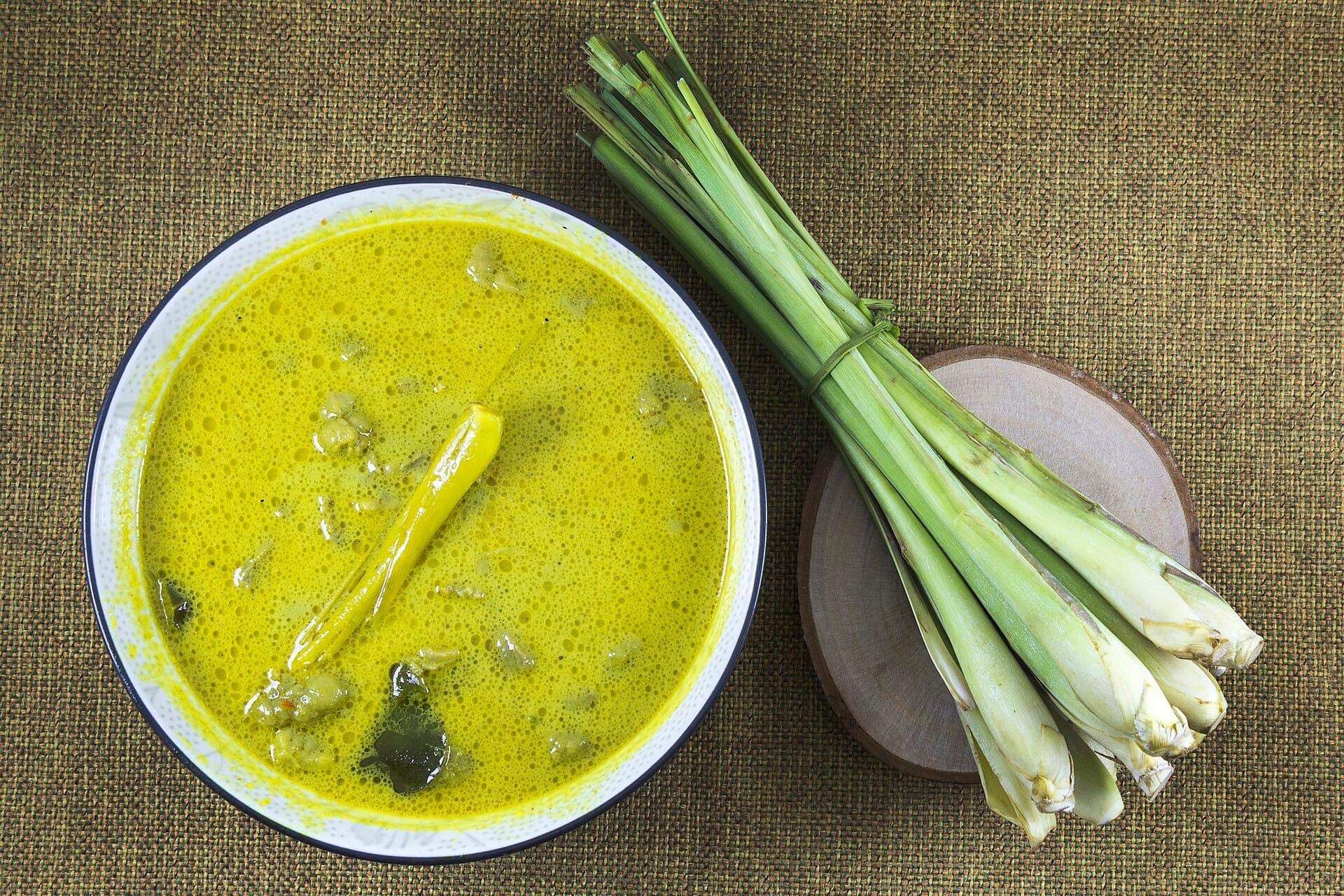 香茅 Lemongrass 真实食材图