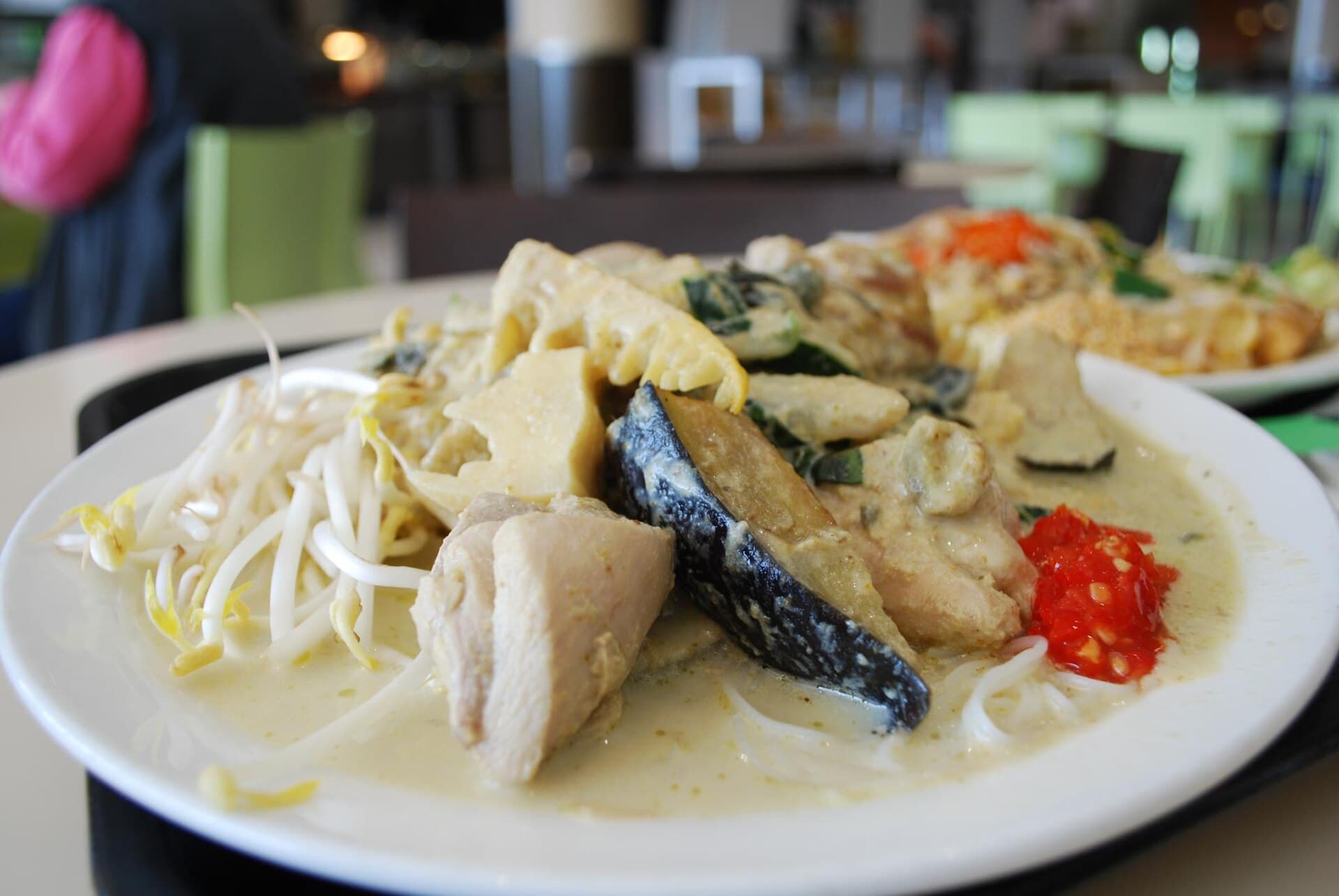 绿咖喱鸡 Green Curry Chicken 真实成品图