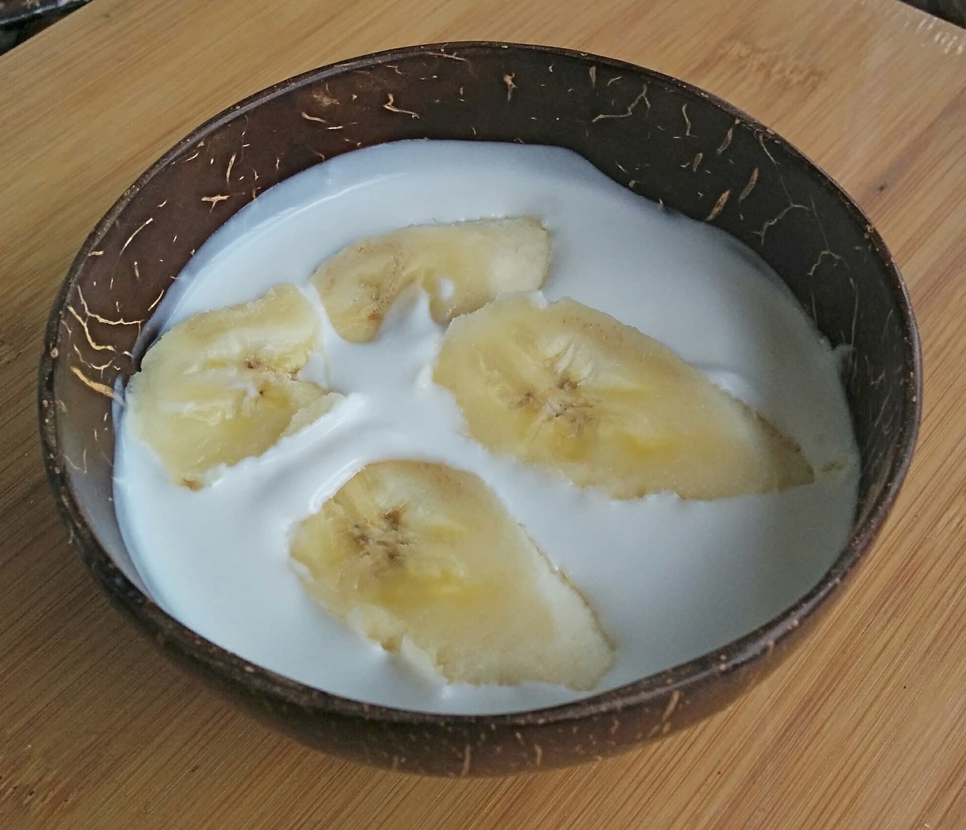 椰奶香蕉 Gluay Buat Chi 真实成品图