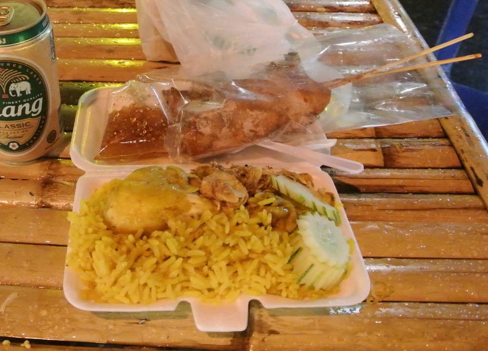 泰式黄姜鸡饭 Khao Mok Gai 真实成品图