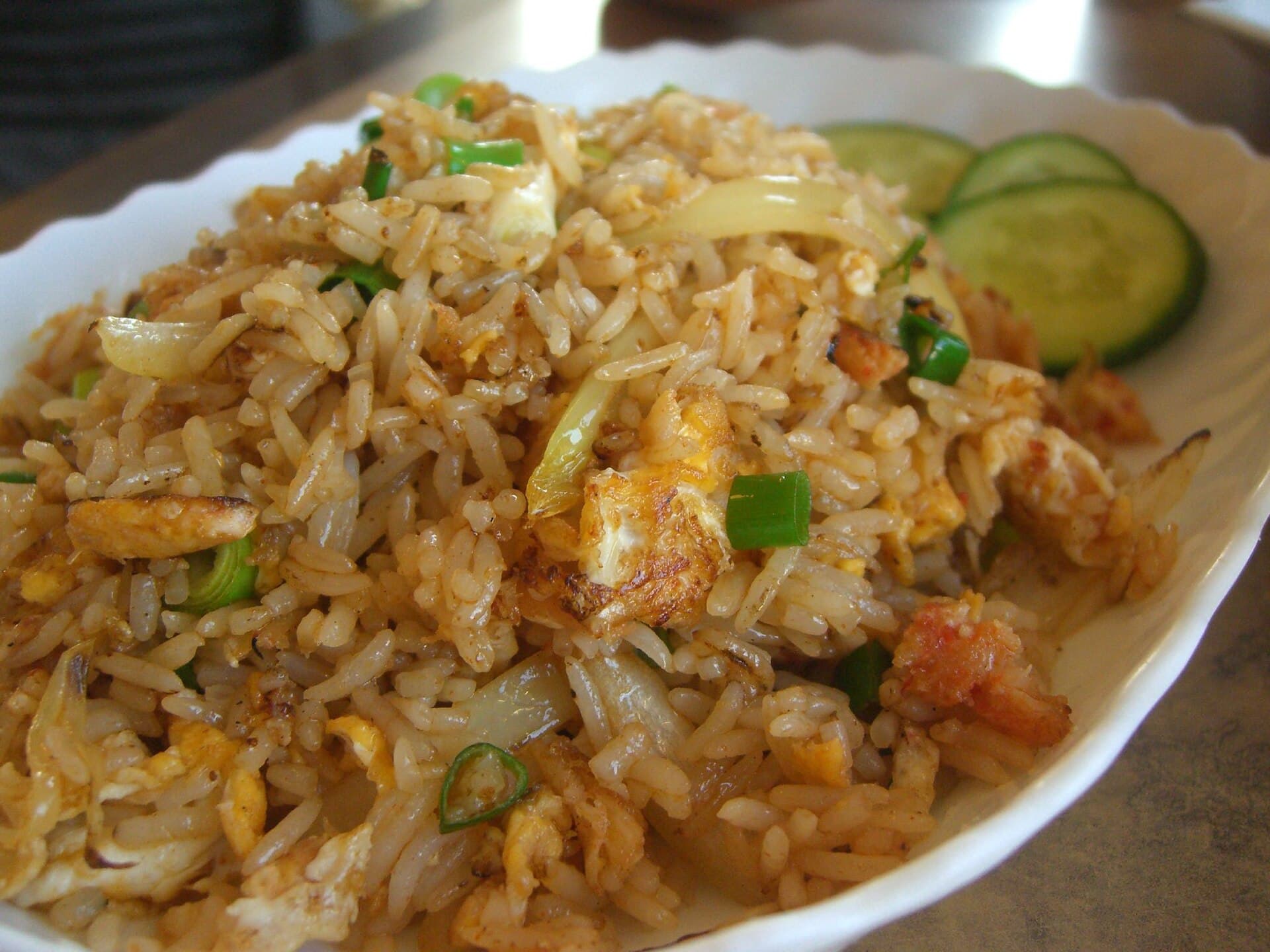蟹肉炒饭 Khao Pad Pu 真实成品图