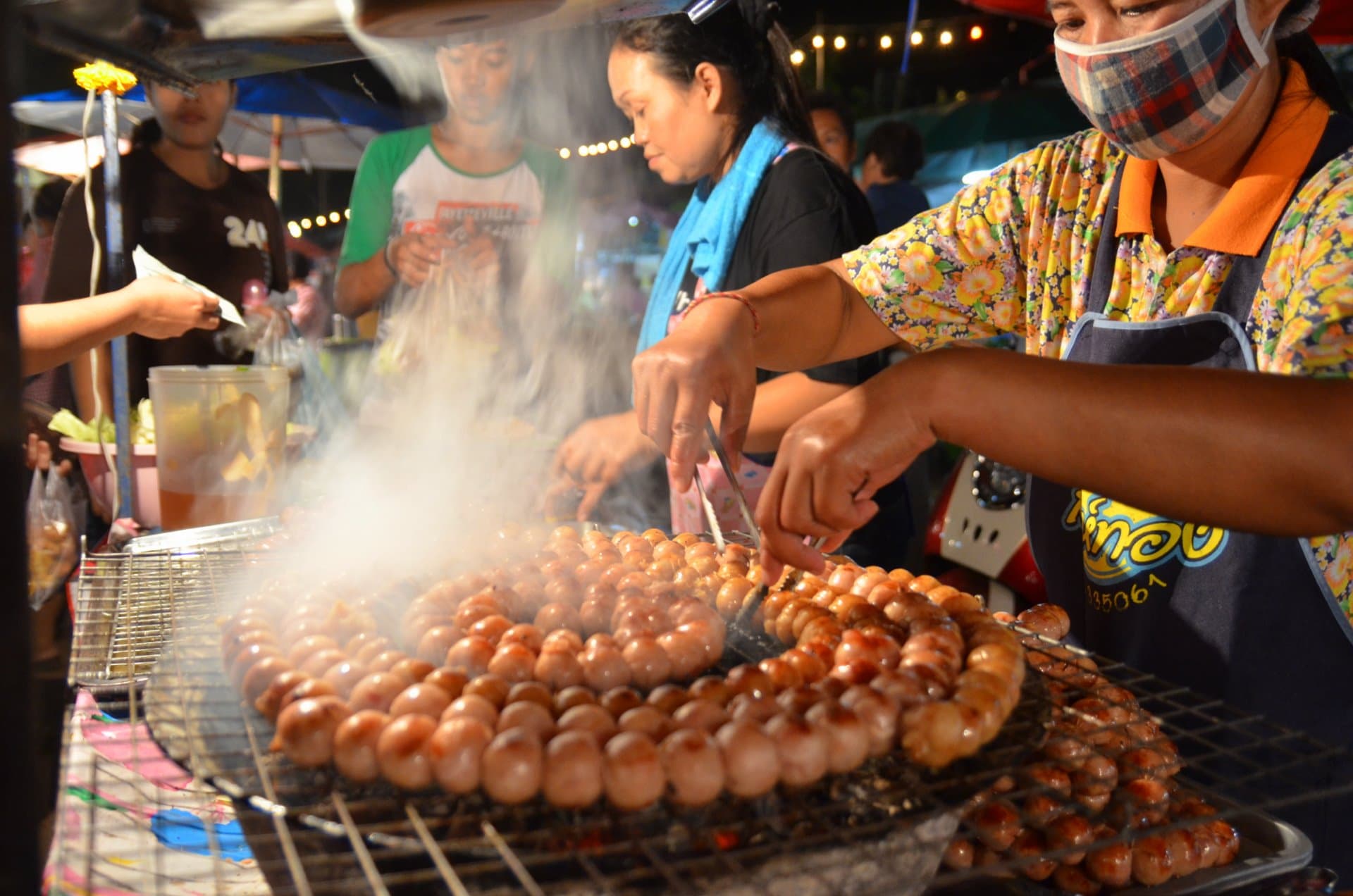 东北酸香肠 Sai Krok Isan 真实成品图
