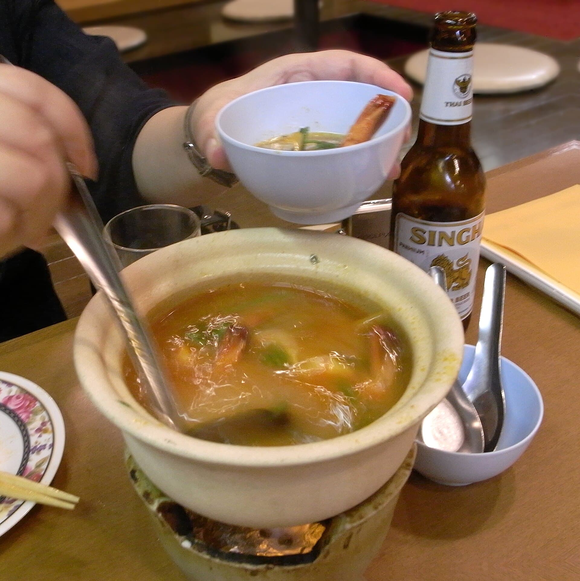 冬阴功虾汤 Tom Yum Goong 真实成品图