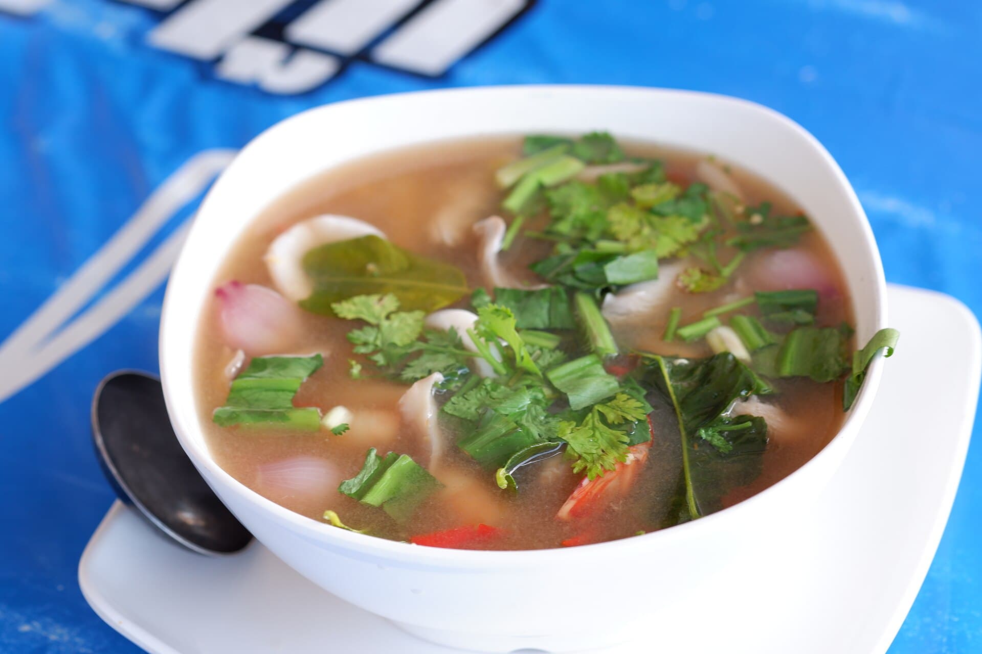海鲜冬阴功 Tom Yum Talay 真实成品图