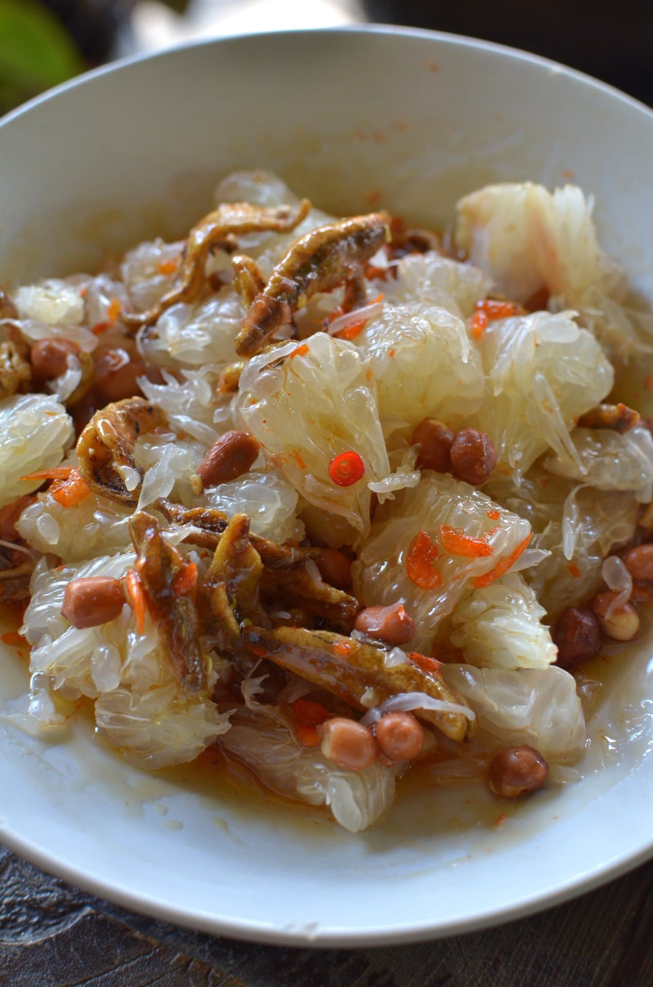 柚子沙拉 Yam Som-O 真实成品图