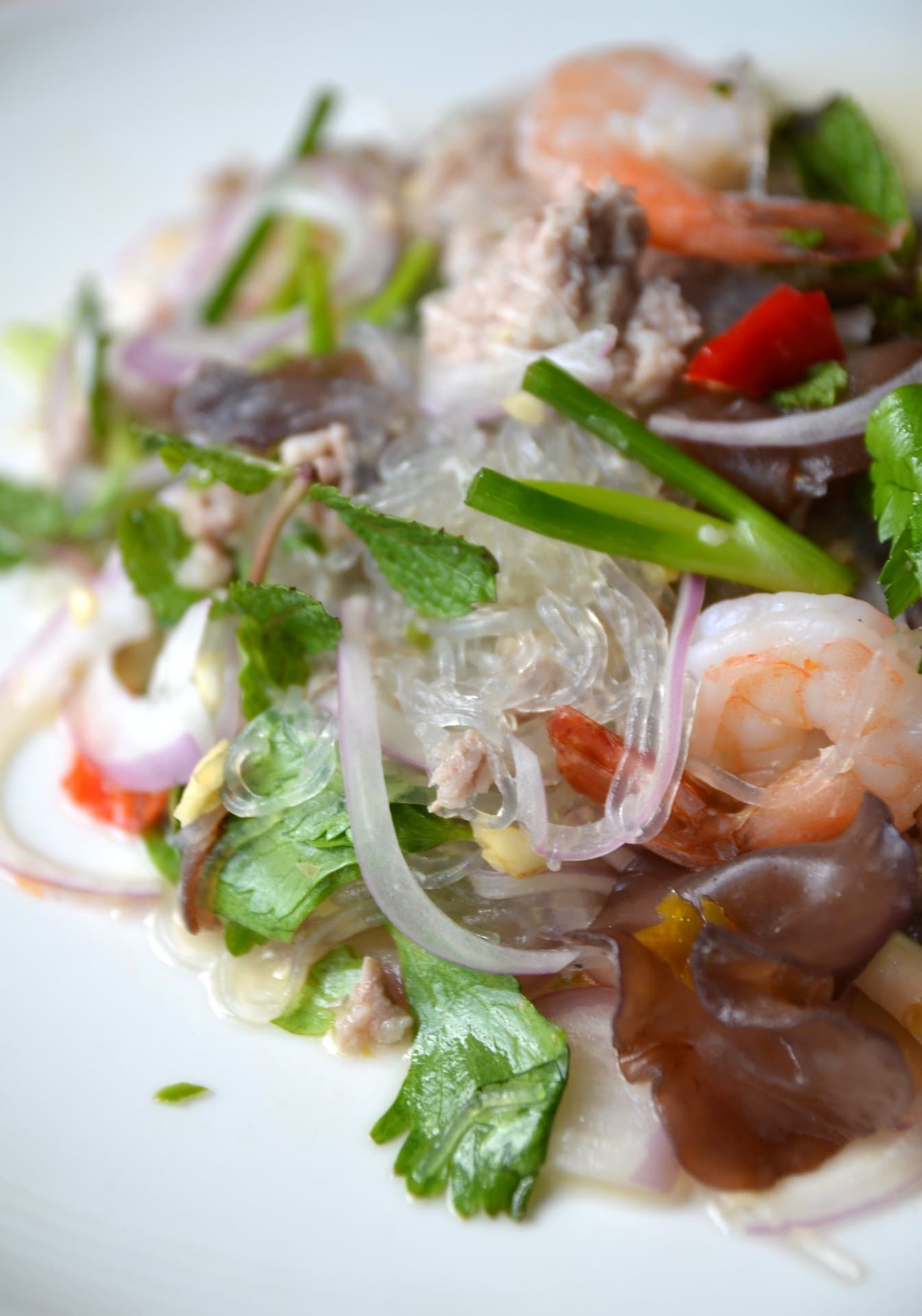 粉丝酸辣沙拉 Yum Woon Sen 真实成品图