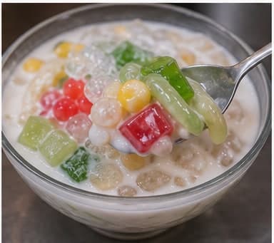 装盘AI 拟真教学图:真实烹饪过程照片:必须表现“装盘”。画面应对应动作:按一人份分装,保持主体和酱汁比例。;加入材料:无新增材料;视觉标准:颜色清楚,不混浊。
