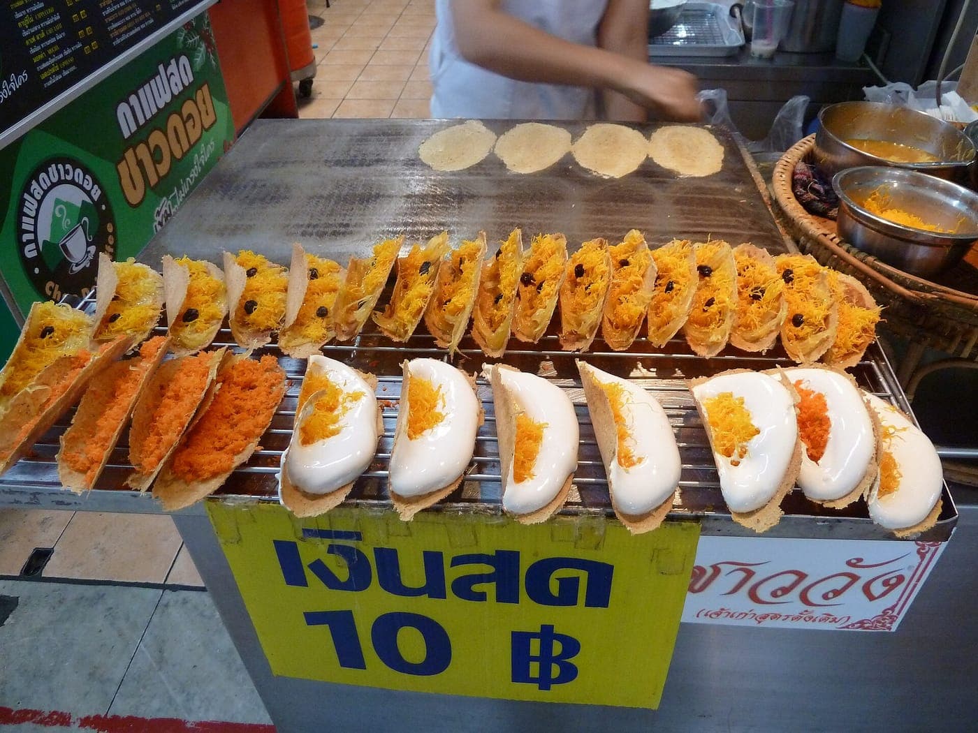 泰式脆煎饼 Khanom Buang 真实成品图