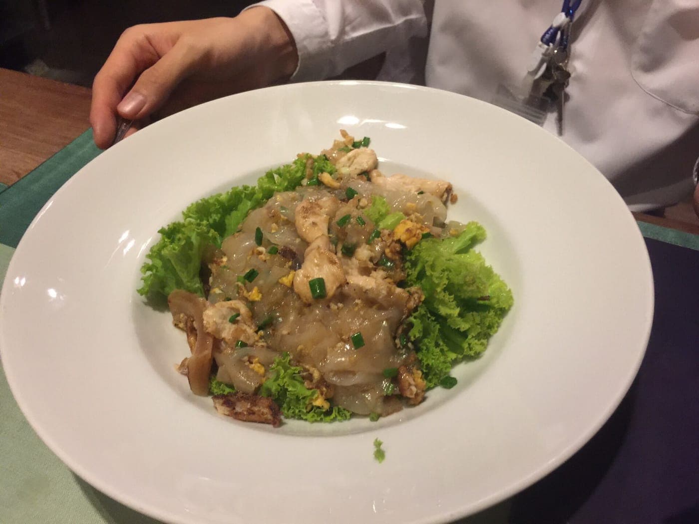 鸡肉炒河粉 Kuay Teow Khua Gai 真实成品图