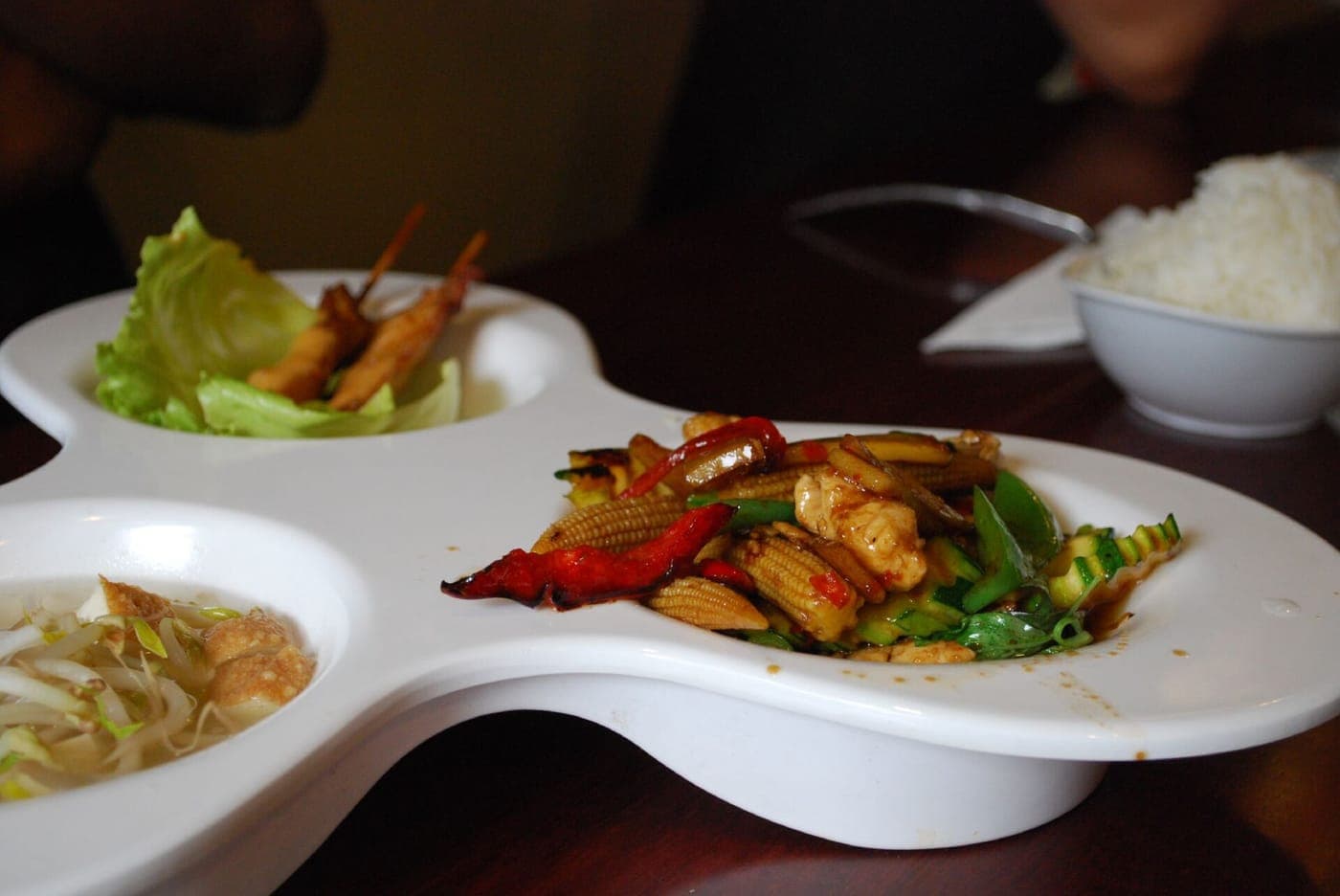 鸡肉沙爹 Satay Gai 真实成品图